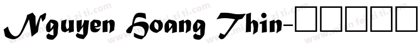 Nguyen Hoang Thin字体转换